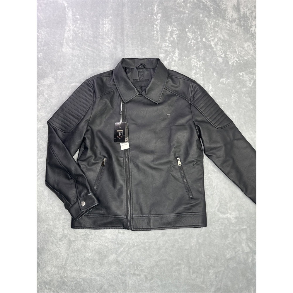 Brand New F Collection Men's Leather Jacket Size Medium